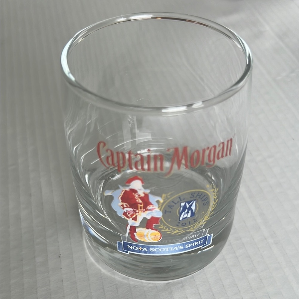 Captain Morgan 2012 Tall Ships low ball collectible rum glass